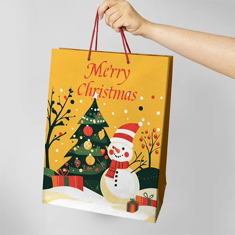 クリスマスショッピングバッグ